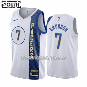 Dres Indiana Pacers Malcolm Brogdon 7 Nike 2019-20 City Edition Swingman - Dječji